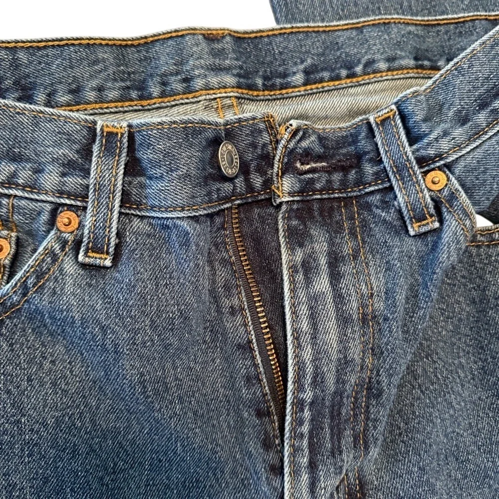 Levi's Men's 505‎ Blue Jeans Relaxed Fit Sz 33X32